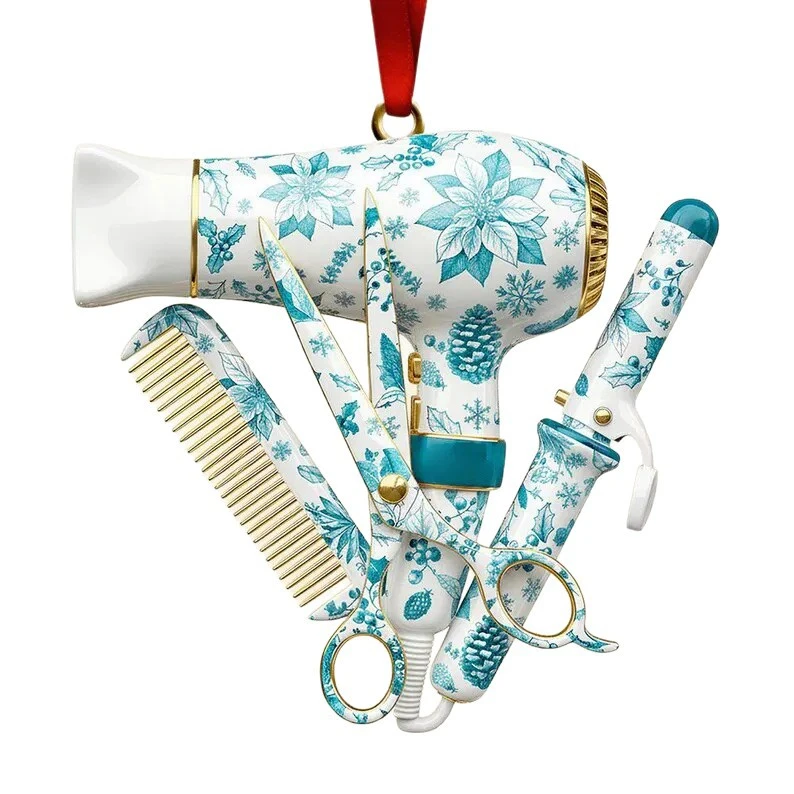 Hairstylist Deluxe Christmas Ornament